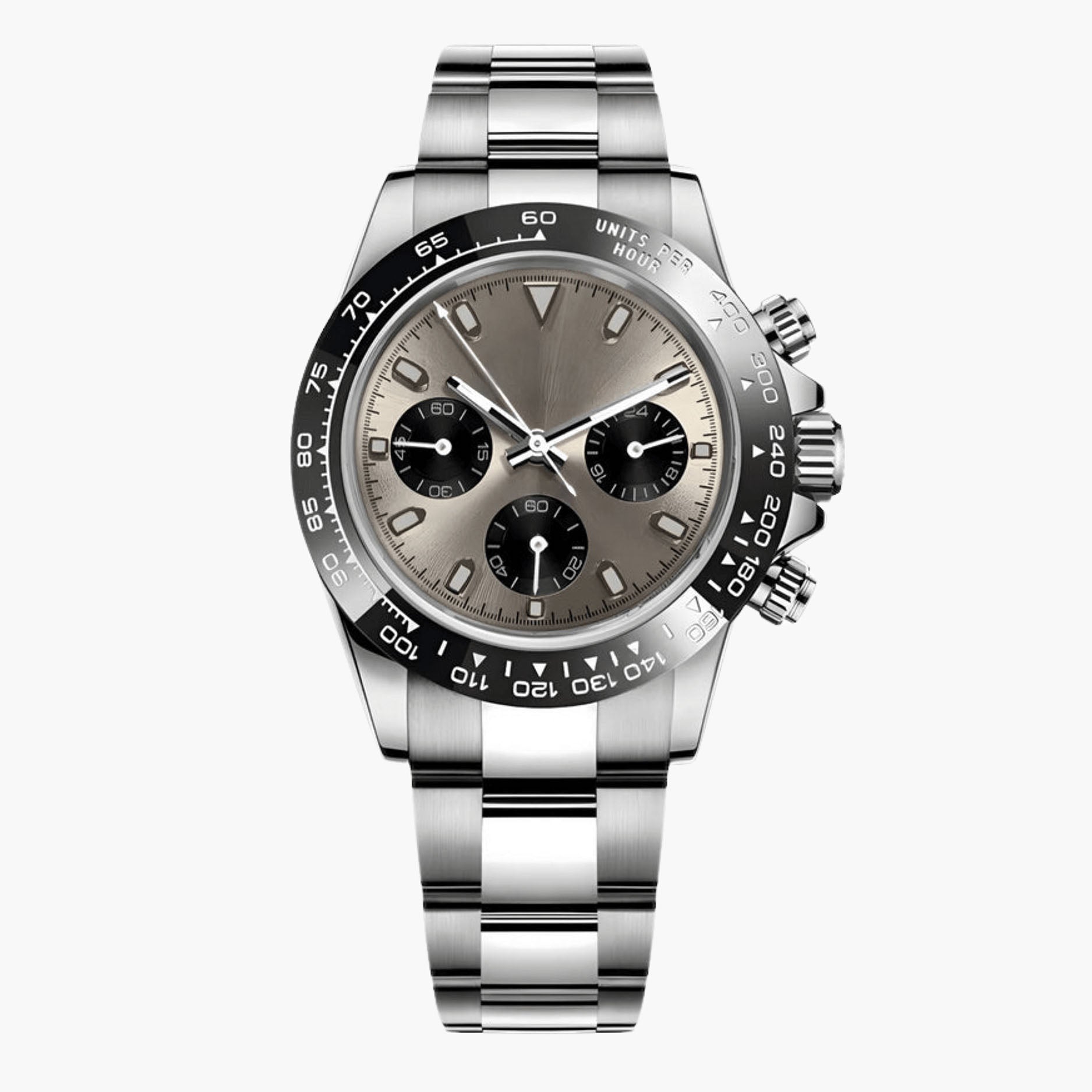 Racing Chronograph 40 mm – Silver/Champagne