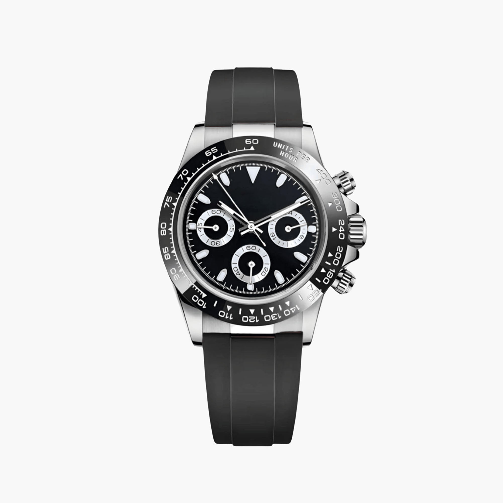 Racing Chronograph 40 mm – Sort Skive