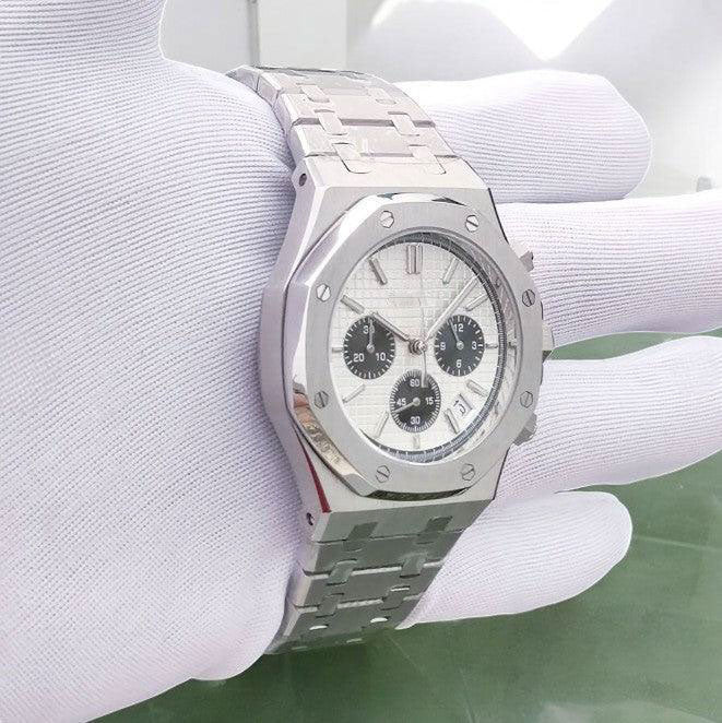 Oktagonal Sportsklokke Chronograph – Panda