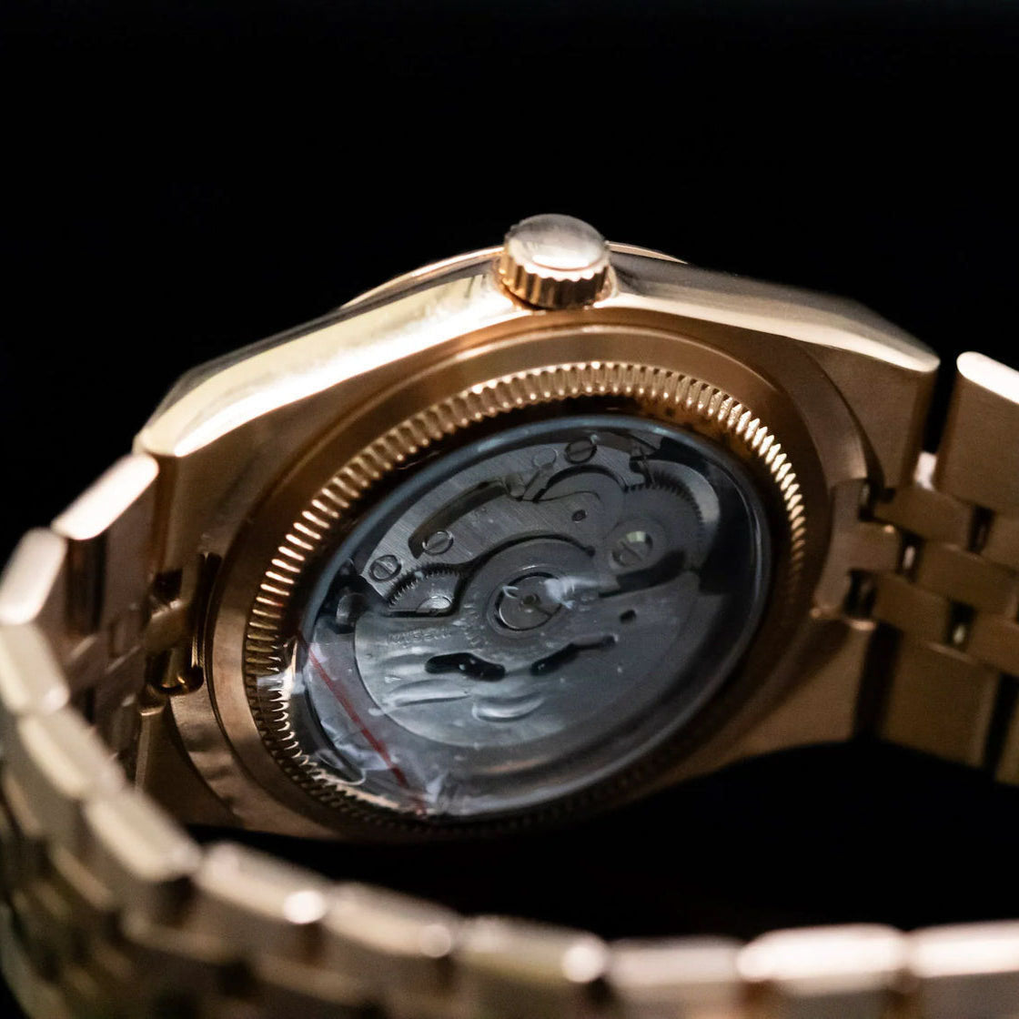 Klassisk Automatklokke 40 mm – Rosé Skive