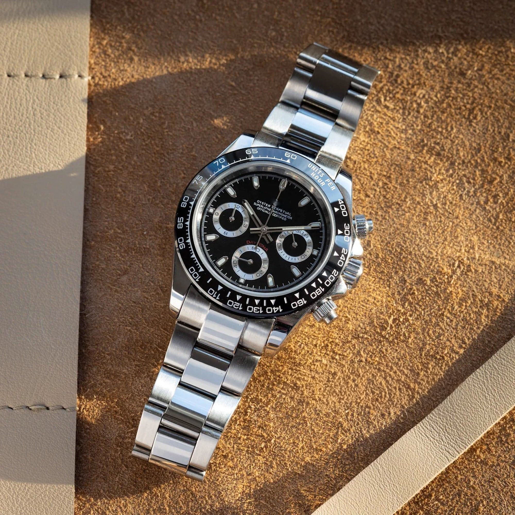 Racing Chronograph 40 mm – Sort Skive