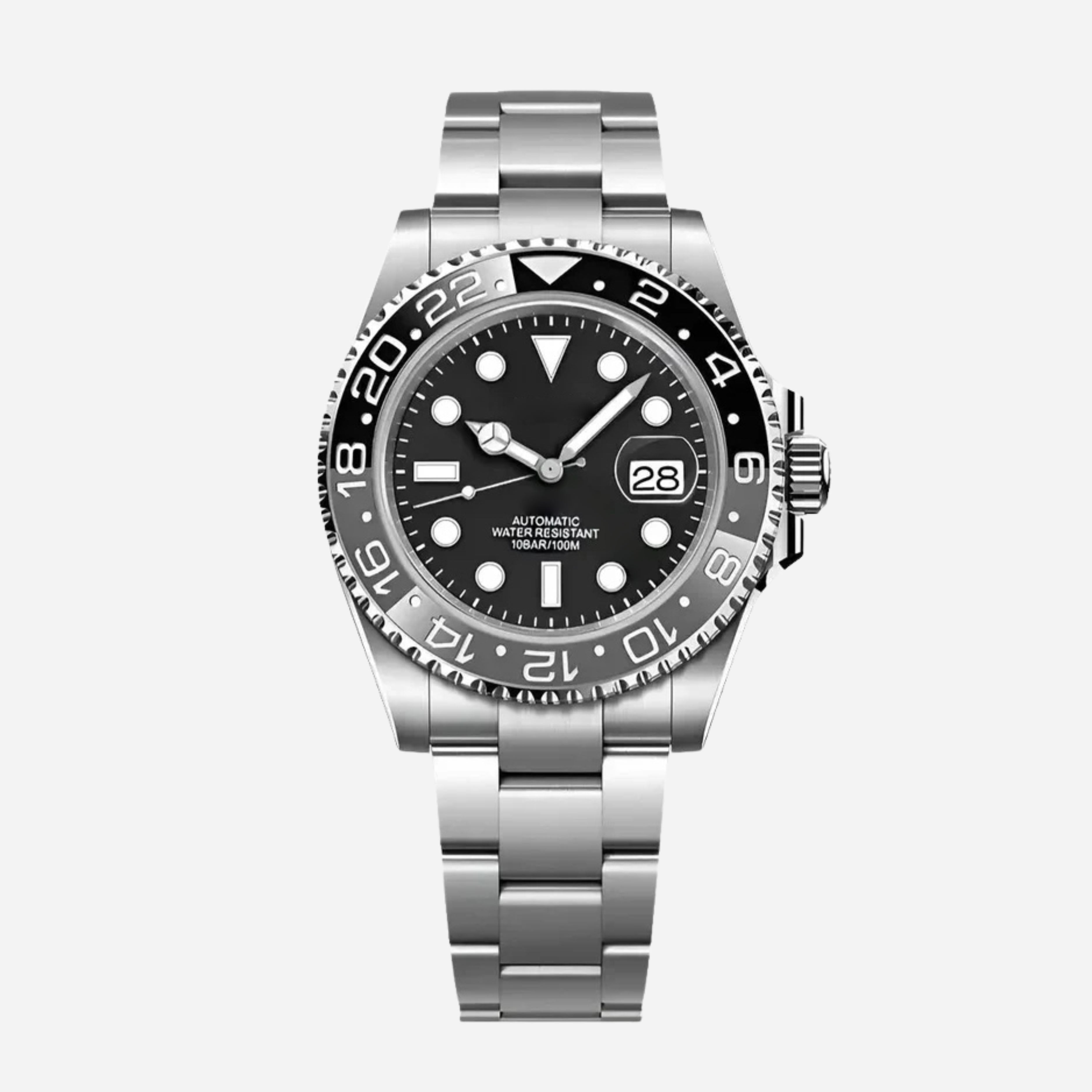 GMT Automatklokke 40 mm – Helsvart
