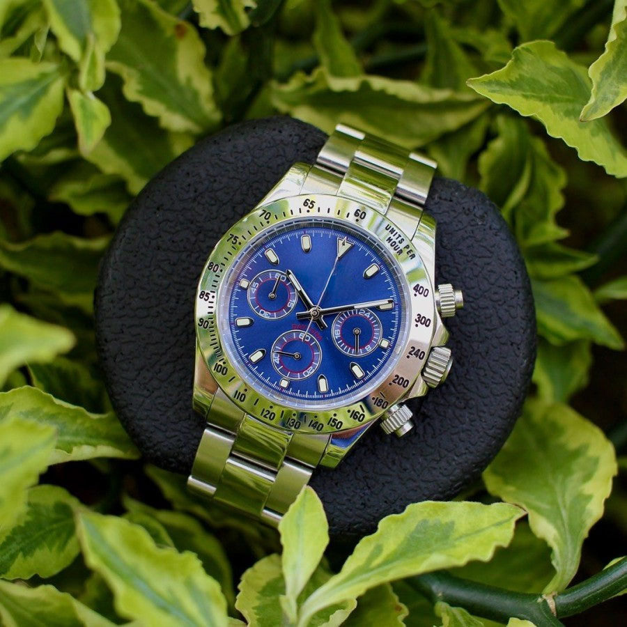 Racing Chronograph 40 mm – Isblå Skive