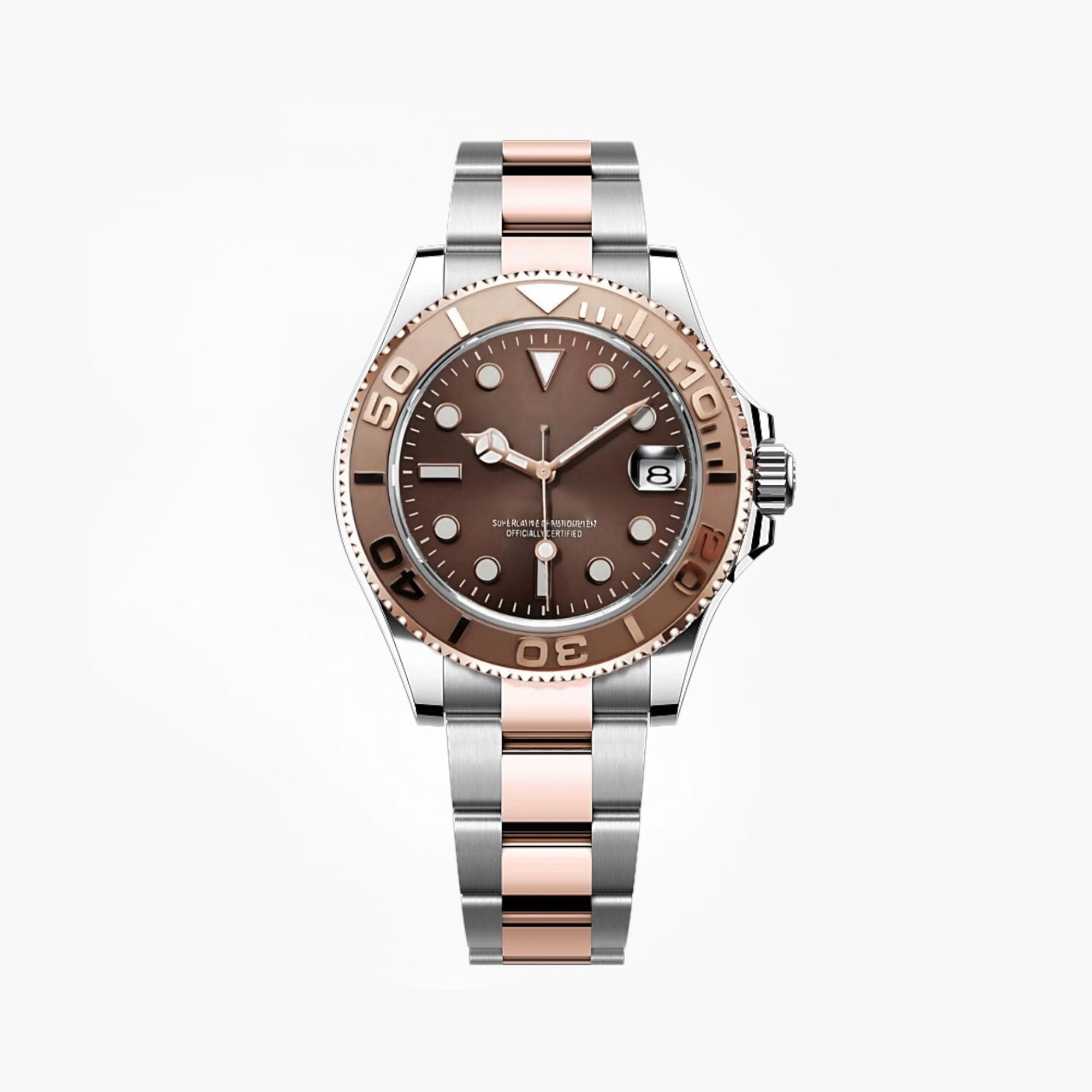 Automatisk Dykkerklokke 40 mm – Rosegull