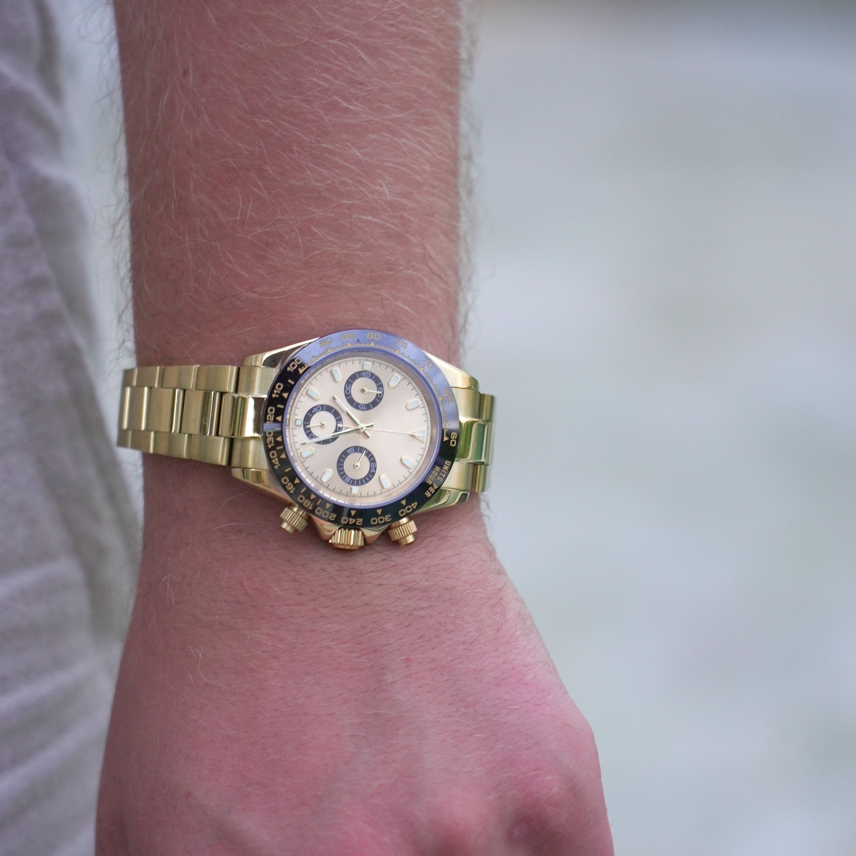 Racing Chronograph 40 mm – Gold/Black