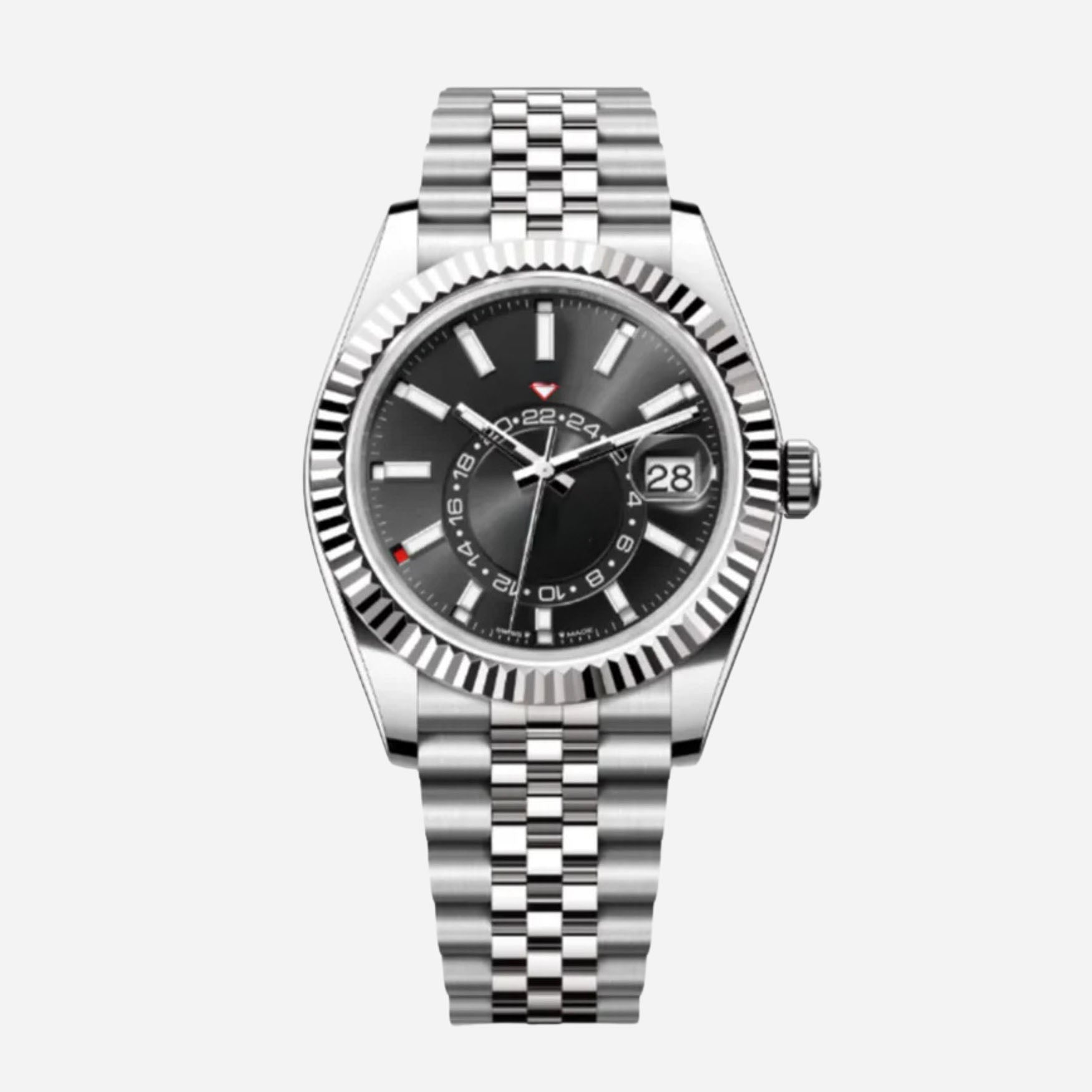 Automatic Dress Watch with Date – Black
