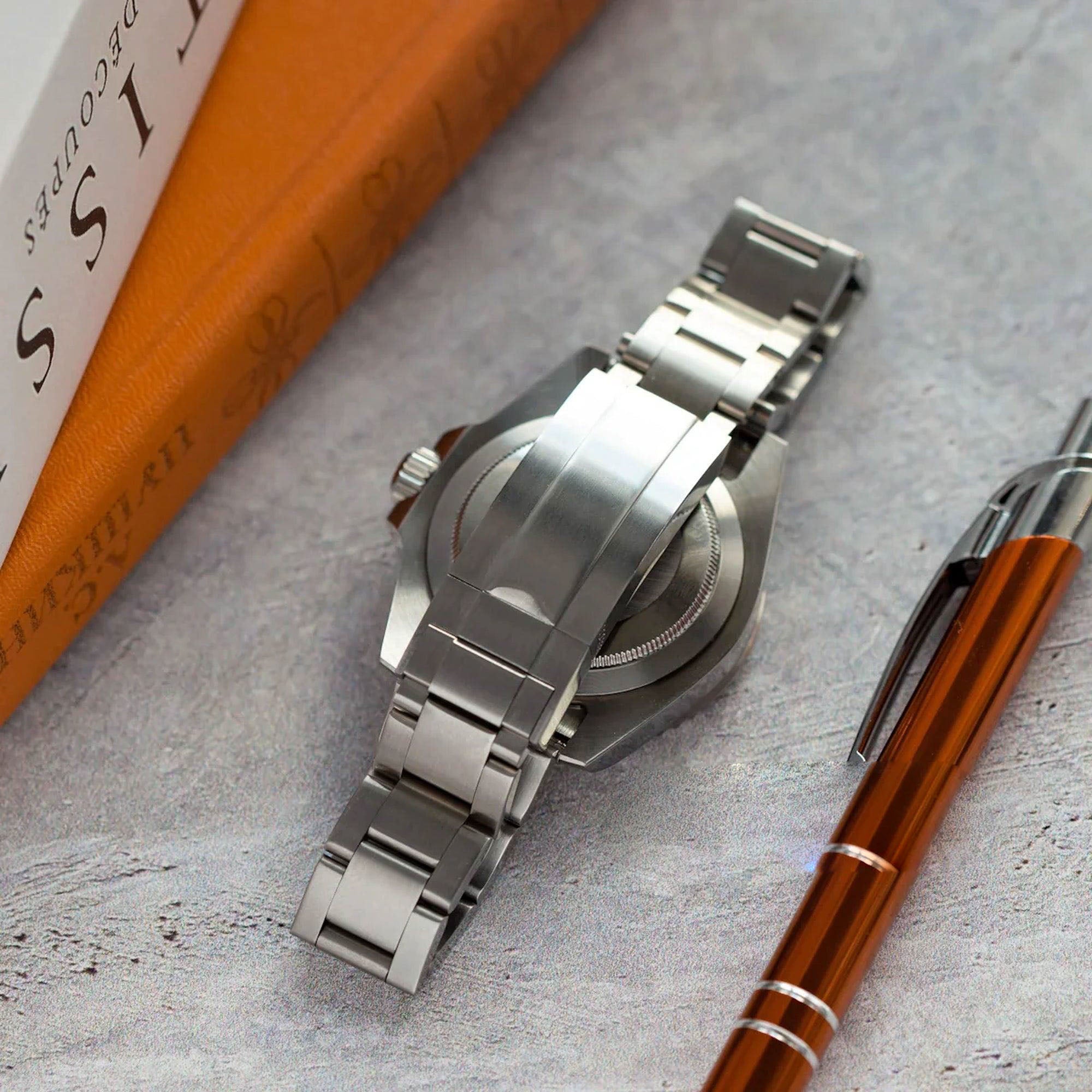 Automatisk Dykkerklokke 40 mm – Sort