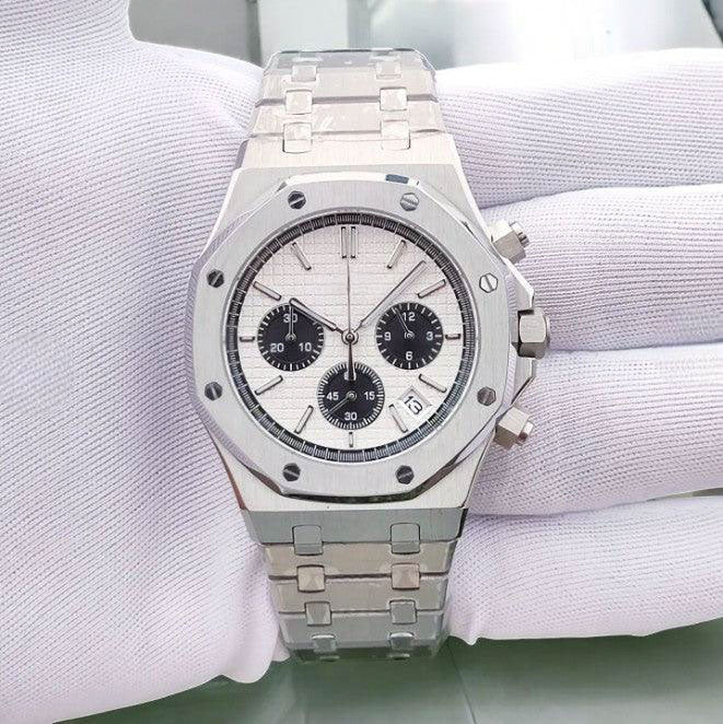Oktagonal Sportsklokke Chronograph – Panda