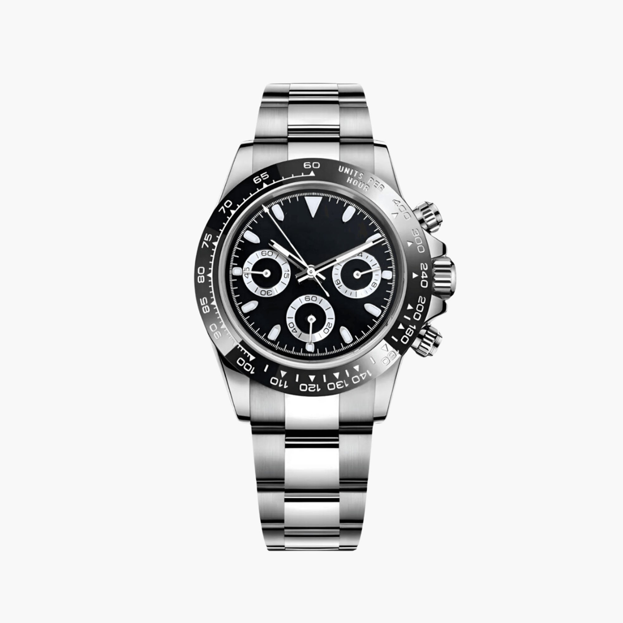 Racing Chronograph 40 mm – Sort Skive