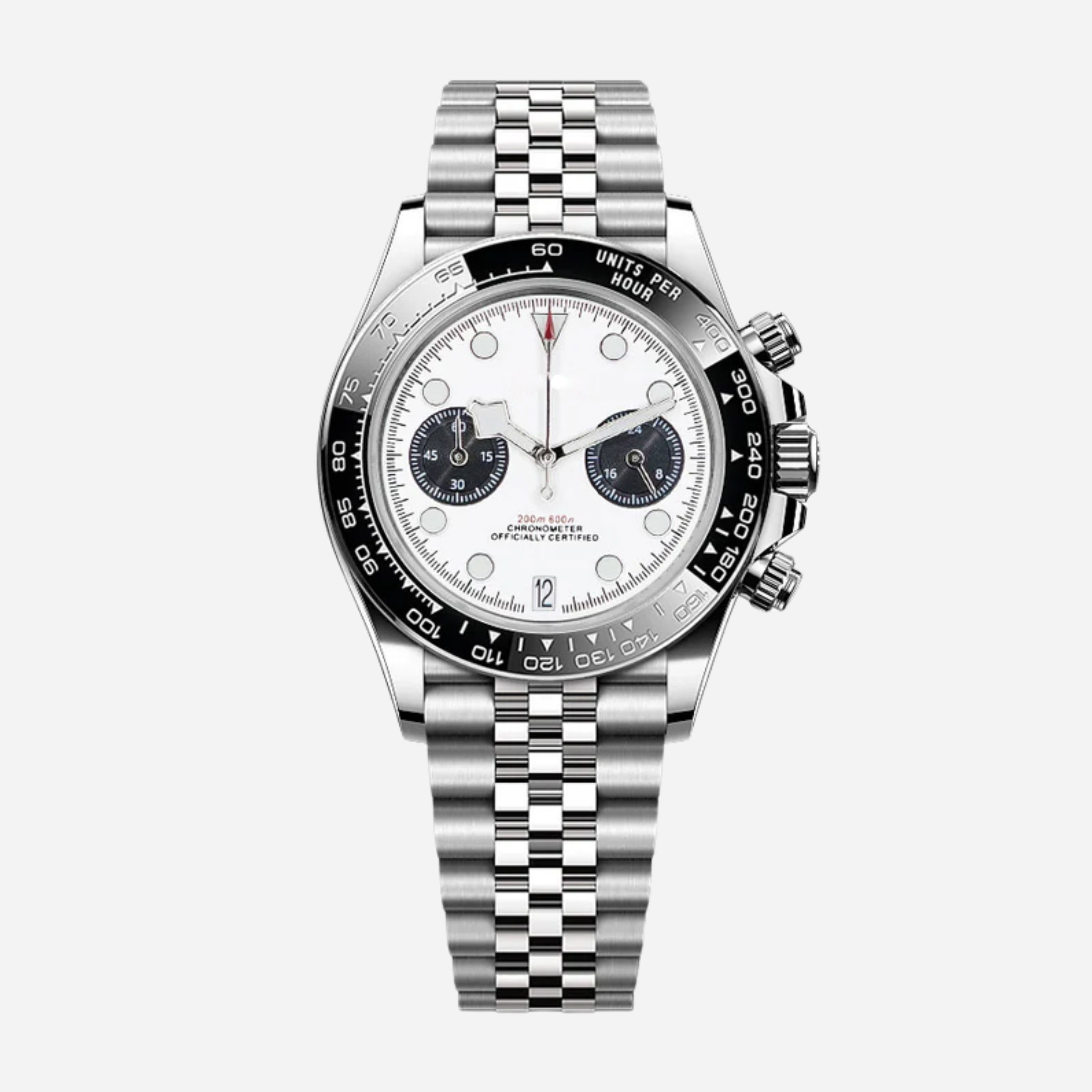 Racing Chronograph 40 mm – Racing Hvit
